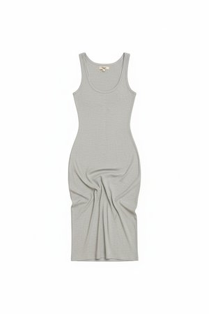 Ribbed Midi Tank Dress