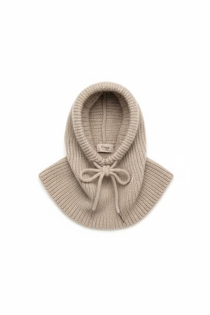 Cozy Knitted Hooded Scarf Snood