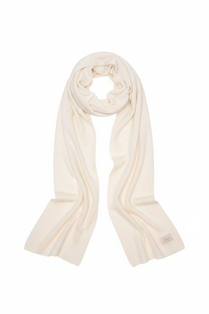 Soft Knit Scarf in Cream White