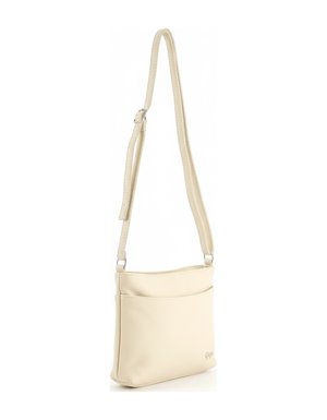 VENEZIA Beige Leather Crossbody Bag