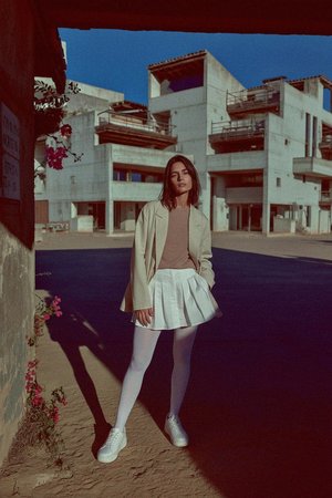 Classic White Opaque Tights