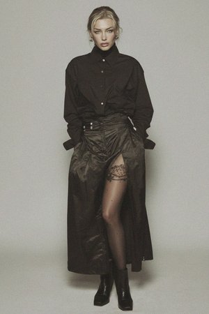 Sheer Polka Dot Tights with Floral Garter Detail