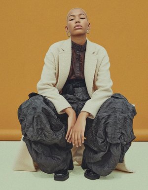 Elegant Textured Long Coat