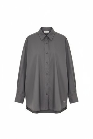 Oversized Button-Down Collared Shirt