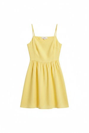 Sunny Yellow Mini Dress