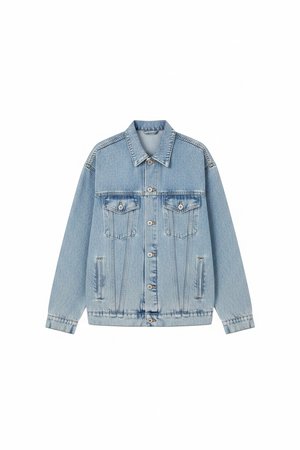 Oversize Light Blue Denim Jacket
