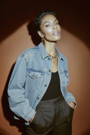 Oversize Light Blue Denim Jacket