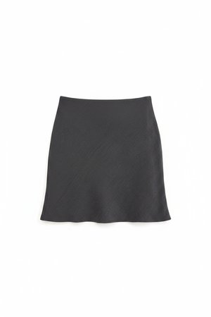 Sleek Grey Mini Skirt