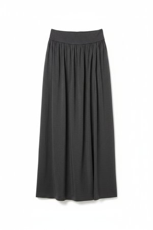 Elegant Flowing Maxi Skirt with Side Slit