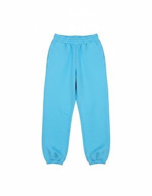 Oversize Blue Fleece Jogger Pants