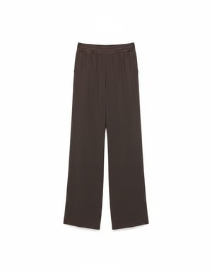 Relaxed Fit Wide-Leg Trousers