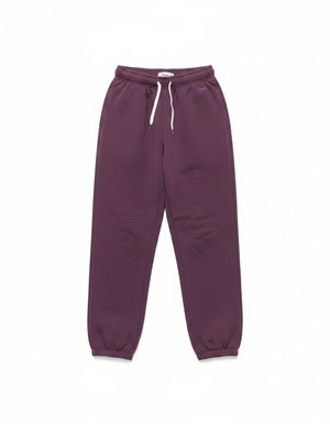 Oversize Purple Fleece Joggers