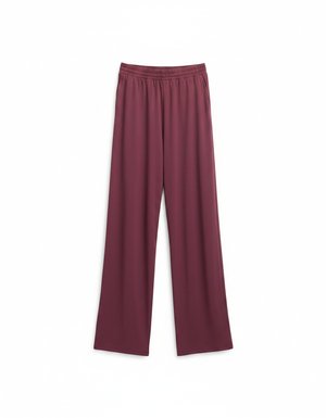 Relaxed Fit Wide-Leg Lounge Pants