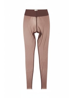 Elegant Sheer Brown Tights