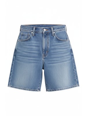 Washed Blue Denim Shorts