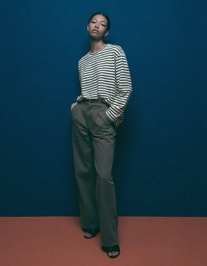 Classic Striped Long-Sleeve T-Shirt