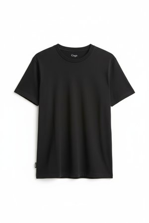 Classic Black Crew Neck T-Shirt
