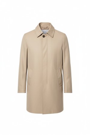 Classic Beige Mid-Length Coat