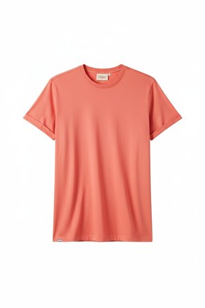 Coral Crew Neck T-Shirt