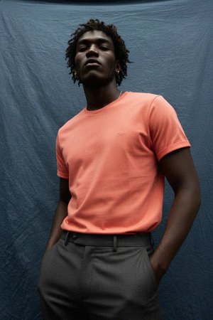 Coral Crew Neck T-Shirt