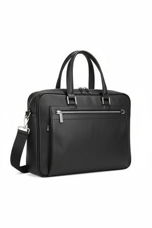 LANCERTO Black Professional Laptop Briefcase