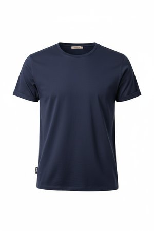 Navy Blue Crew Neck T-shirt