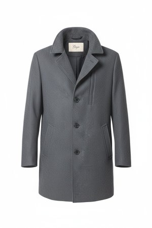 Classic Grey Mid-Length Coat