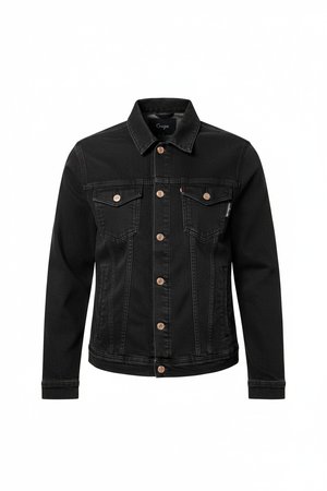 Classic Black Denim Jacket