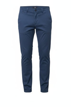 Classic Blue Slim Fit Chino Pants