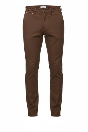 Classic Brown Slim Fit Pants