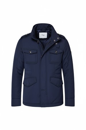 Navy Blue Utility Field Jacket
