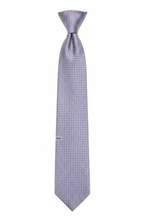Light Purple Geometric Patterned Tie