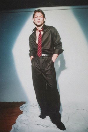 Classic Red Striped Necktie