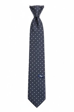 Textured Blue Polka Dot Tie