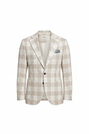 Lightweight Plaid Blazer