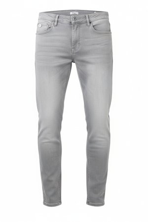 Light Grey Slim Fit Denim Jeans