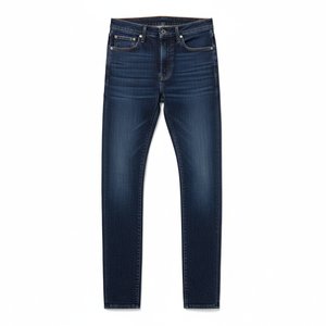 Classic Dark Blue Slim Fit Denim Jeans