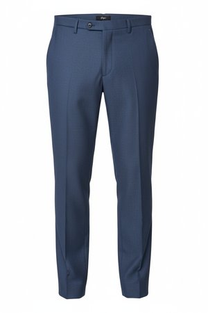 Classic Blue Tailored Pants