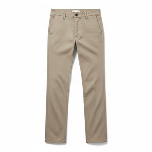 Regular Fit Beige Chino Trousers
