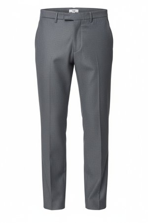 Classic Grey Regular Fit Trousers