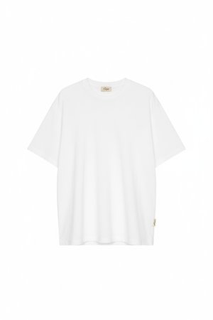 Oversize White Crew Neck T-shirt