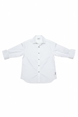Classic White Button-Up Shirt