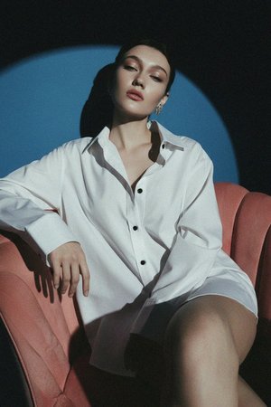 Classic White Button-Up Shirt