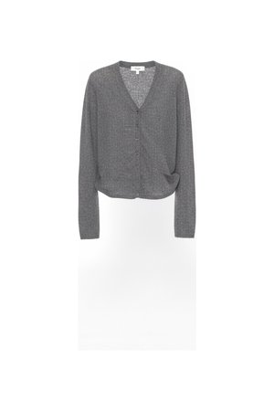 Soft Knit Button-Front Cardigan