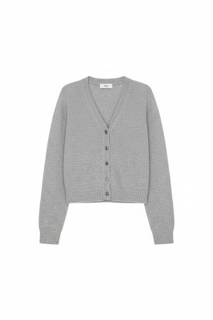 Soft Knit Button-Front Cardigan
