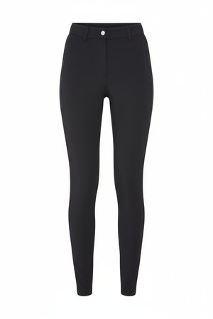 Classic Black Slim-Fit Pants