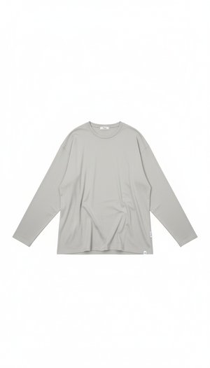 Oversized Long Sleeve Crew Neck T-Shirt