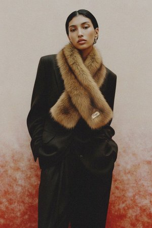 Plush Faux Fur Scarf