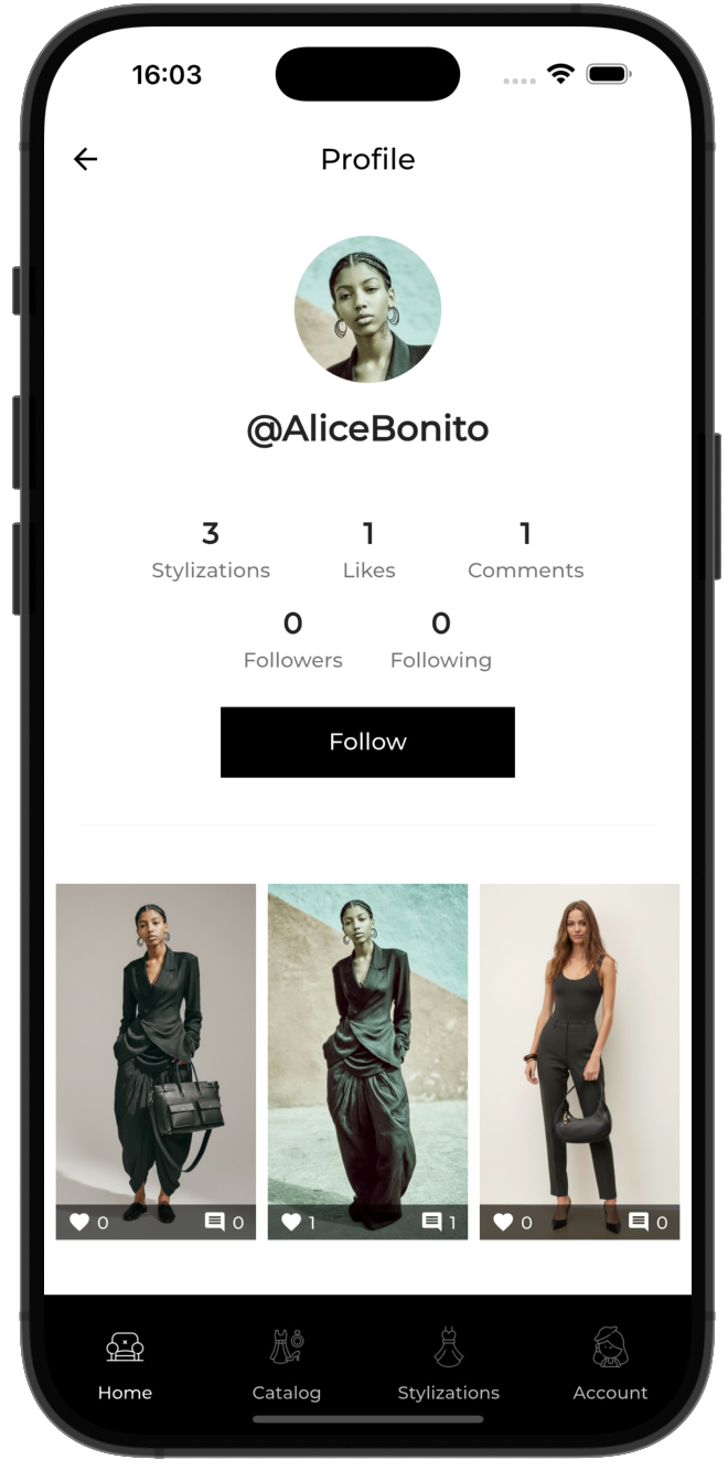 Stylist and AI algorithm together